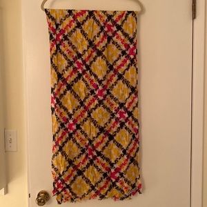 Daisy plaid Coach Scarf